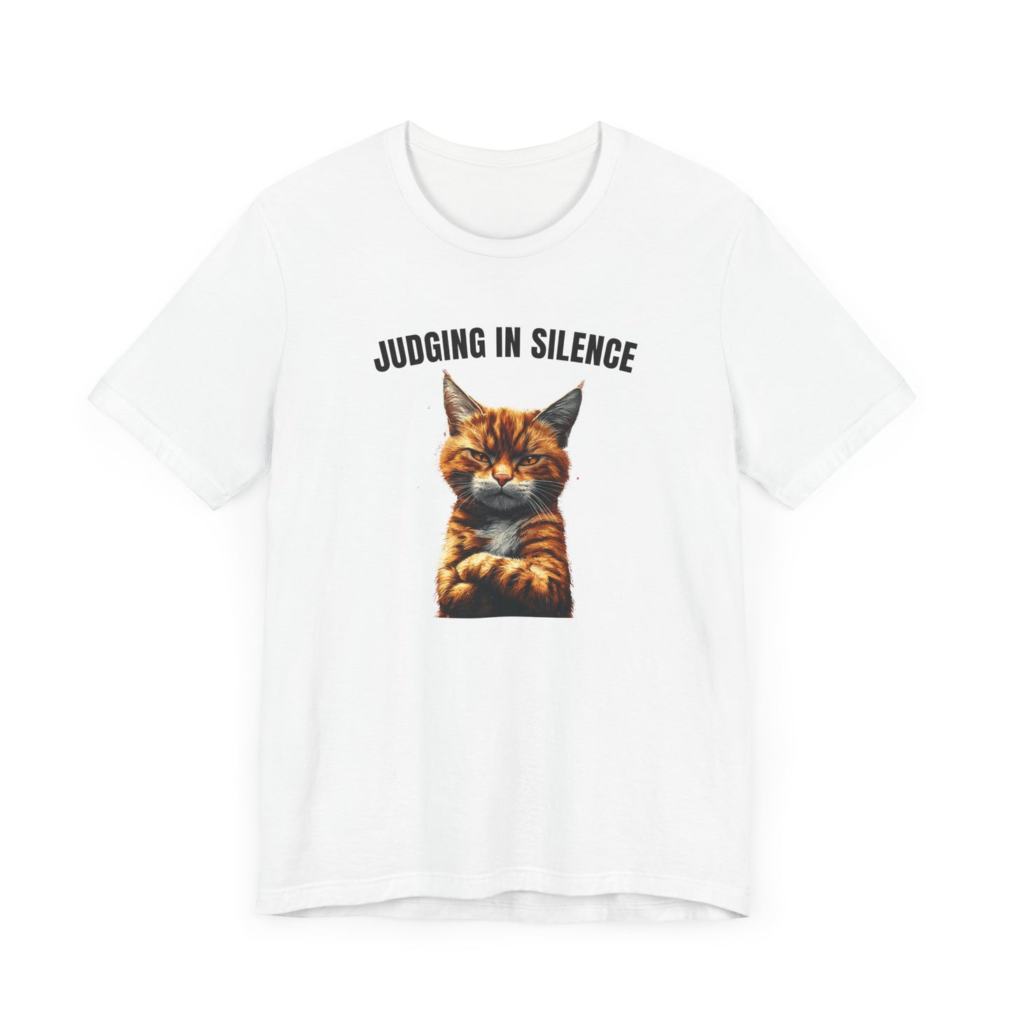 Judging in Silence – Sass Cat T-Shirt