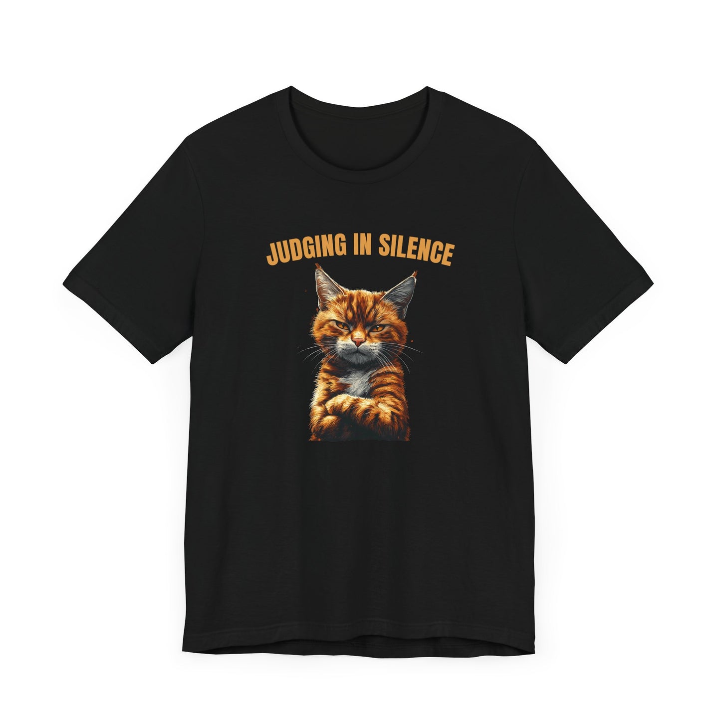 Judging in Silence – Sass Cat T-Shirt
