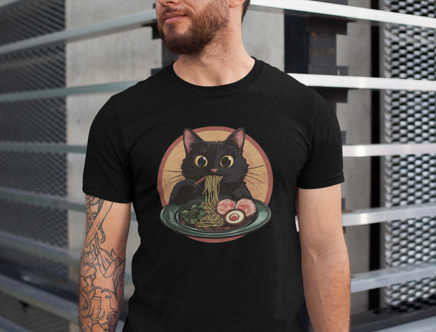 π Noodle Paws β Funny Ramen Cat T-Shirt