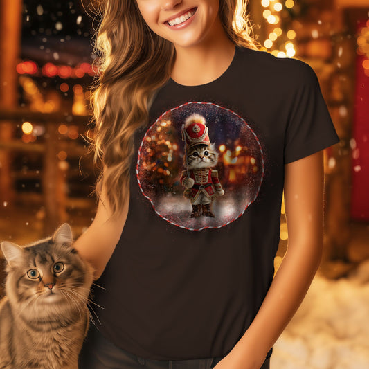 Nutcracker Cat – Christmas Edition T-Shirt