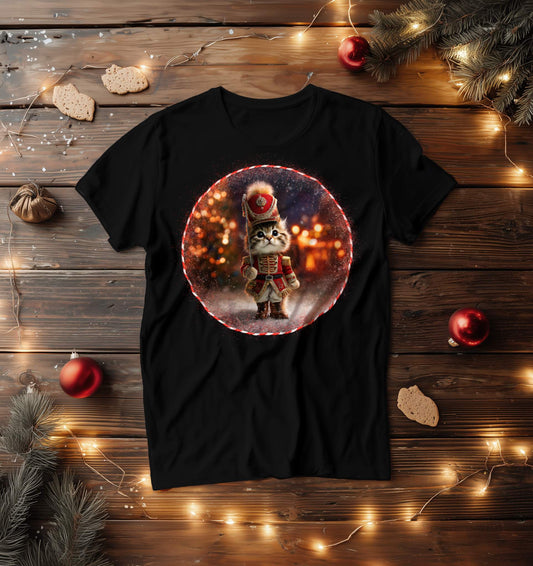 Nutcracker Cat – Christmas Edition T-Shirt